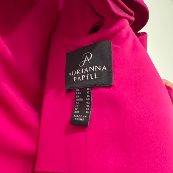 Formal Elegant Pink Ruffle Sleeve Dress - Picture 3 of 4